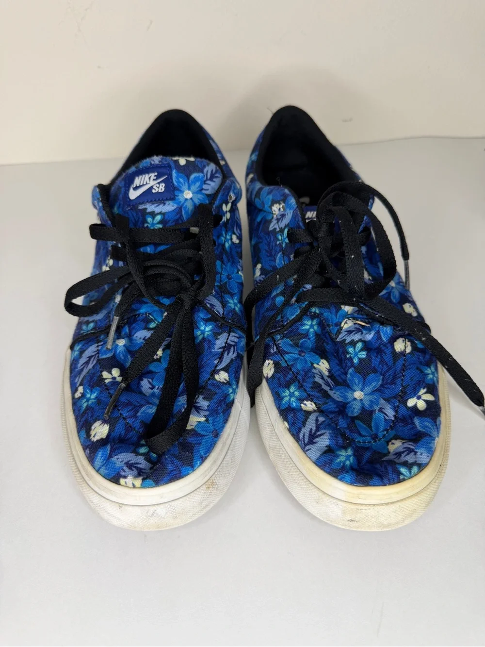 Nike SB Satire Canvas Premium Floral Deep Royal Blue 705193-412 Men’s Size 13
